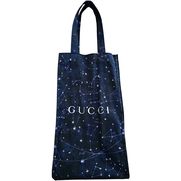 Gucci Limited Edition Blue Celestial Tote Gift Bag Astrology Stars Constellation - Picture 2 of 10
